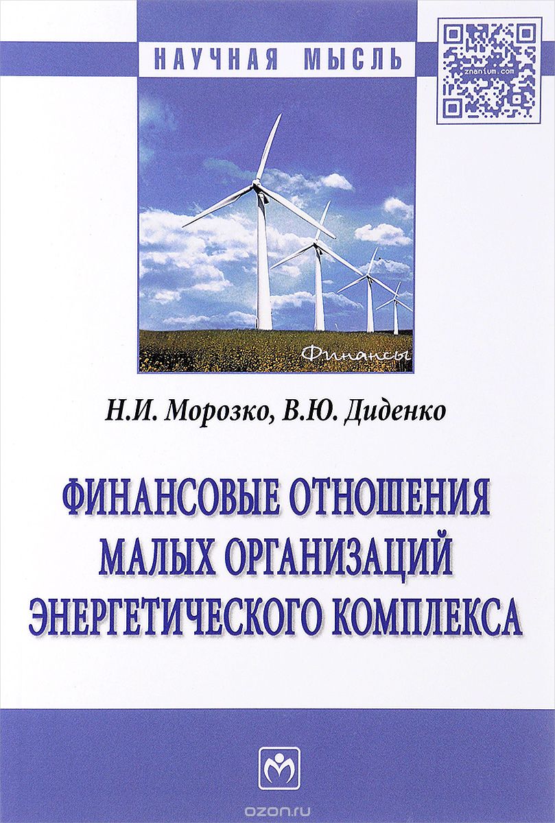 Скачать книгу "Финансовые отношения малых организаций энергетического комплекса, Н. И. Морозко, В. Ю. Диденко"