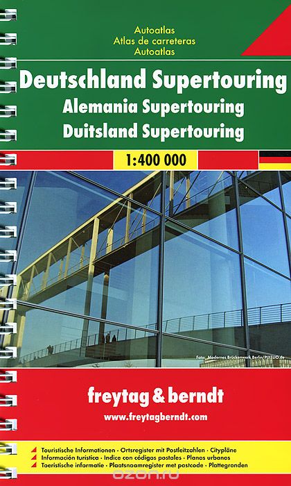 Скачать книгу "Germany: Supertouring Road Atlas"